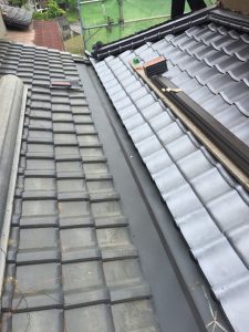 総社市 M様邸 屋根吹替工事現場
