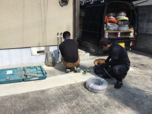 鴨方　H様邸　水廻り工事