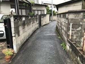 外構工事に関して