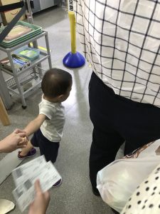 飛行機デビュー。