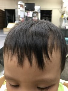 散髪。
