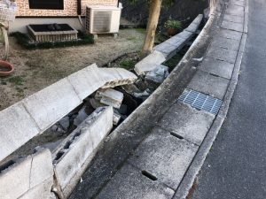 ブロック塀復旧もしております！