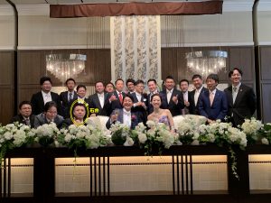 結婚式。