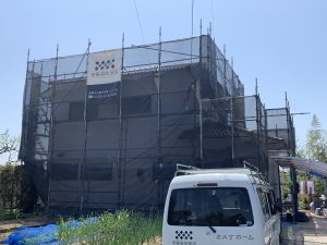 倉敷市玉島道越で外壁塗装・屋根塗装工事。