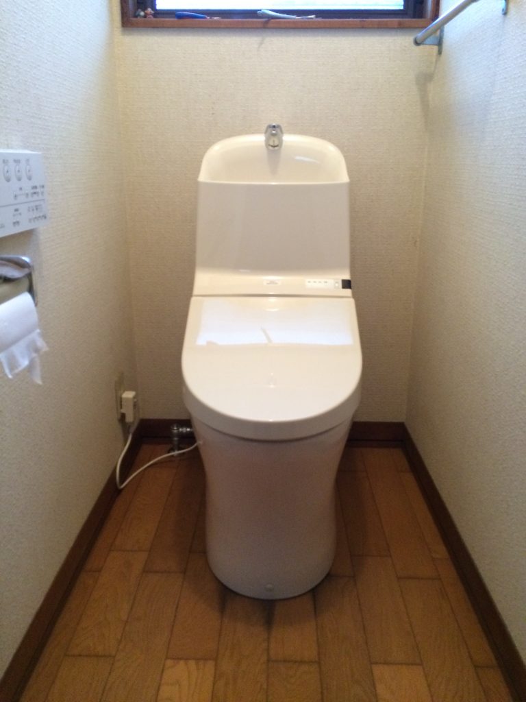 一体型トイレへの交換