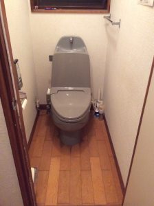 一体型トイレへの交換