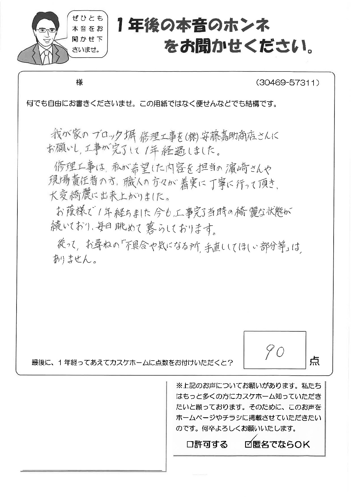 1年経った今も毎日ながめて暮らしています