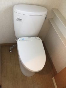 【トイレ交換工事】新しくキレイになりました。