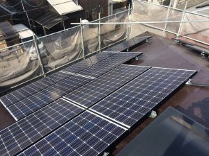 倉敷市│屋根塗装&太陽光発電システム設置