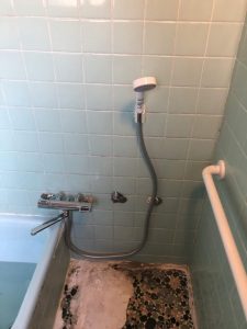 浴室水栓交換+止水