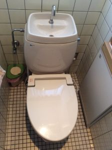 節水型トイレになりました。