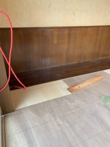 倉敷市真備町T様邸 LDK改修工事現場