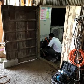 エコキュート設置!!