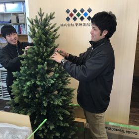 クリスマスツリー作成