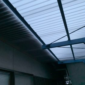 倉敷市玉島 S様邸 水廻り改修工事 波板張替え