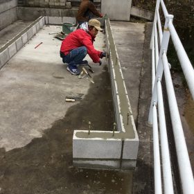 倉敷市内 倉庫基礎工事