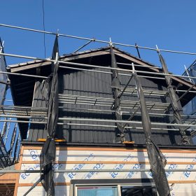 倉敷市木見 K様邸 全面改修工事 外壁工事