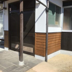 倉敷 リノベーション 玄関外装工事