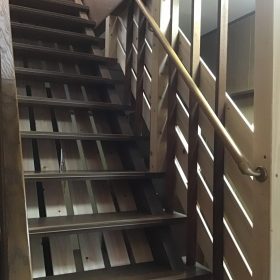 倉敷 リノベーション 階段手摺工事