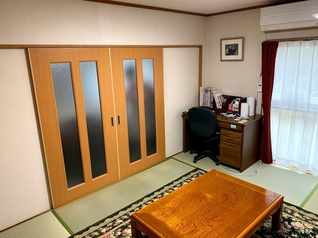 普段は和室、時には一家団欒のお部屋に！