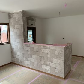 岡山市中区 M様邸 LDK工事現場