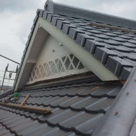 総社 古民家再生 屋根工事