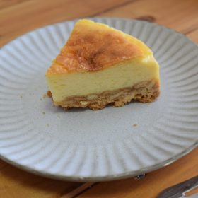 チーズケーキを作ってみました。