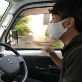 移動中