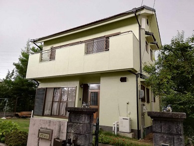 高耐久の塗料で、長く安心してお住まいいただけるお家になりました