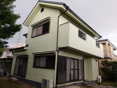 高耐久の塗料で、長く安心してお住まいいただけるお家になりました