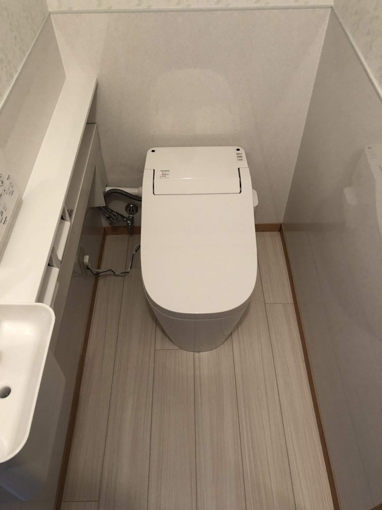 総社市│泡が出るトイレに替えてお掃除楽々♪