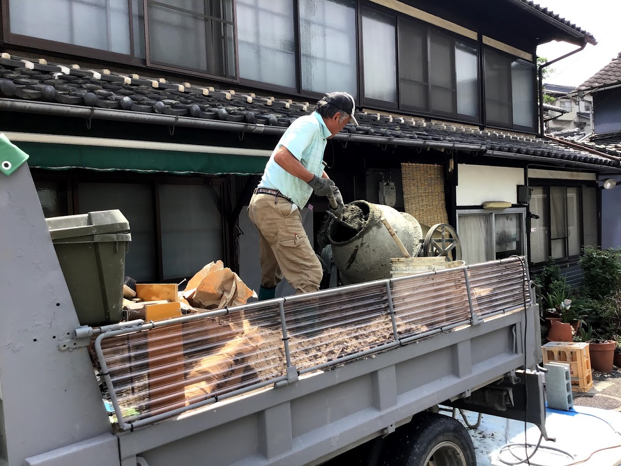 土間打ち工事もしております！