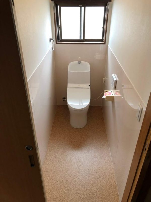 【トイレリフォーム】和式トイレ⇒洋式トイレで使いやすい空間へ大変身！