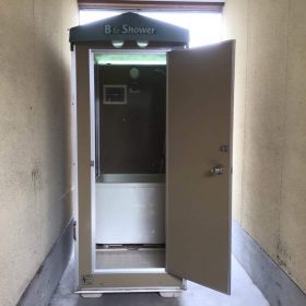 岡山市　リノベーション　仮設浴槽の設置