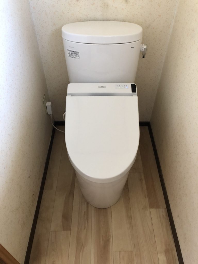 節水型のトイレへ取り替えて毎月の水道代をお安く♪