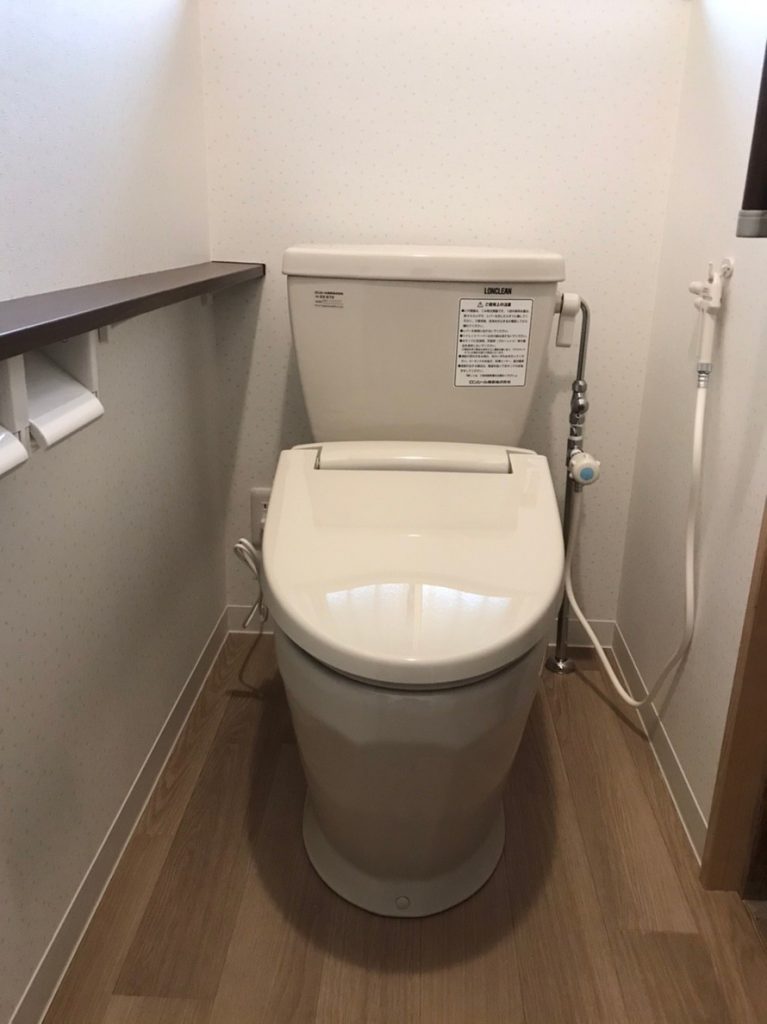 倉敷市│【簡易水洗】和式→洋式で安心安全快適なトイレに