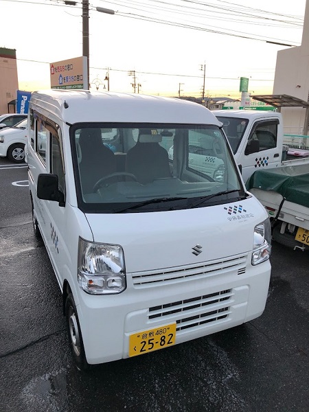 夏の日の洗車