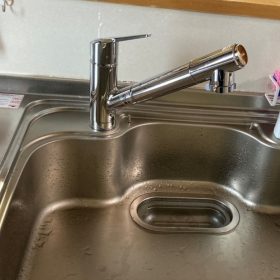 キッチン水栓の交換をしました！