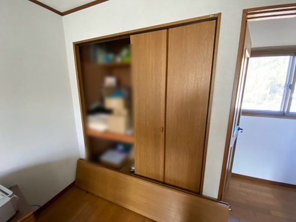 総社市でクローゼット建具の交換させて頂きました！