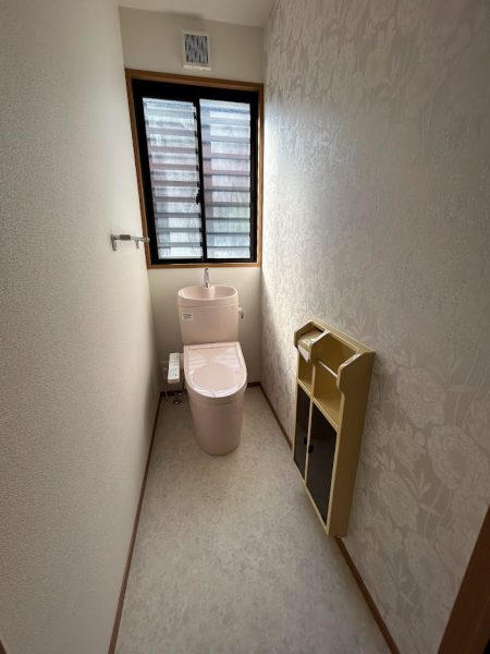 倉敷市 | 【トイレ工事】可愛らしいトイレ空間になりました♪