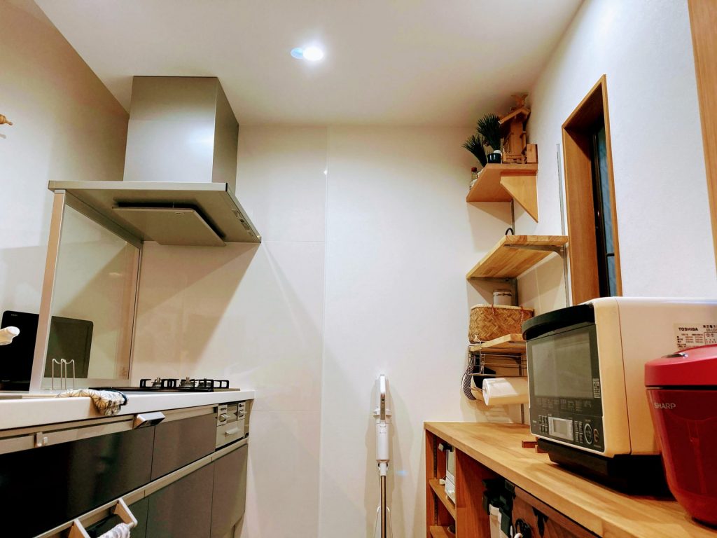 倉敷市│暗くて閉鎖的だったキッチンを開放感のあるLDK空間に改修！！
