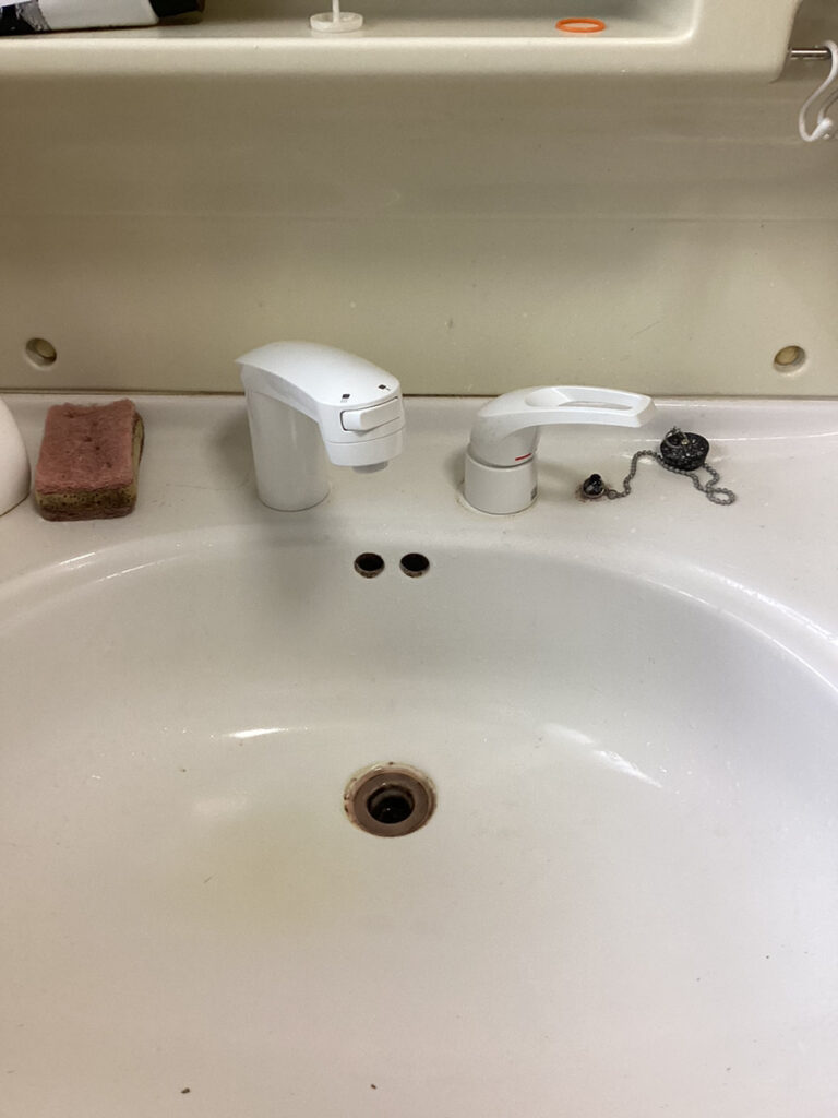 倉敷市｜洗面水栓交換も行っております
