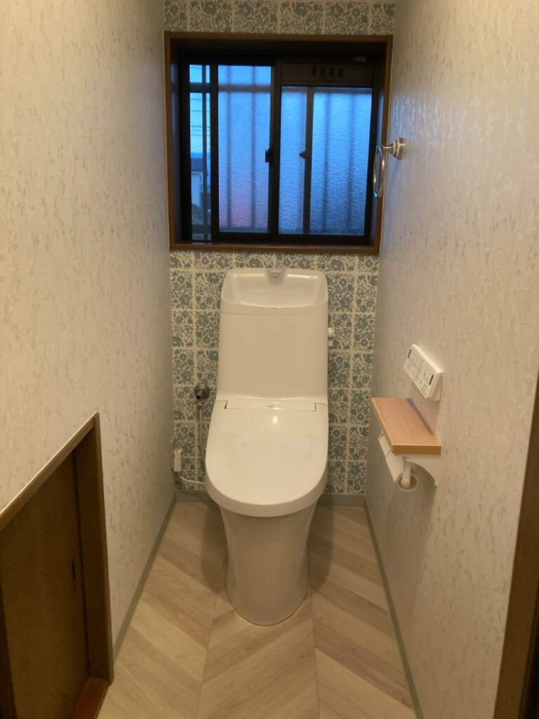 岡山市|補助金を活用して掃除しやすい節水型トイレになりました