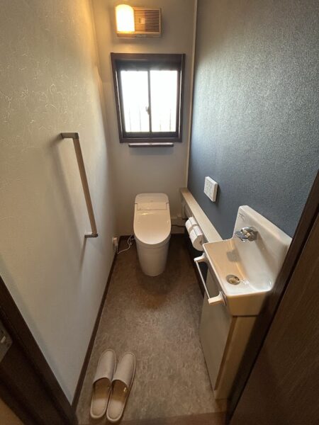 倉敷市 | トイレの給排水を利用して、手洗い器を新設しました！