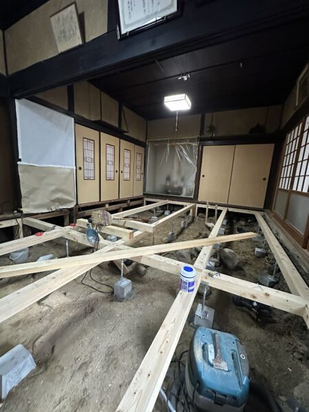 畳からフローリング工事②
