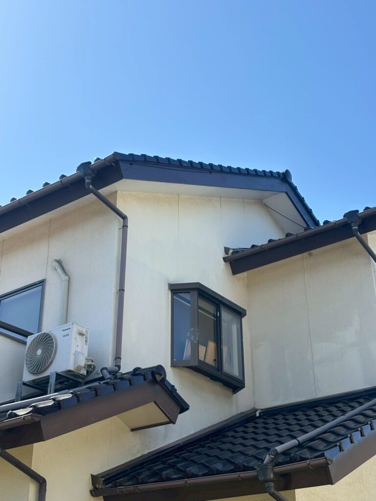 浅口市｜【屋根工事】破風板の交換をして外観をきれいにしました！