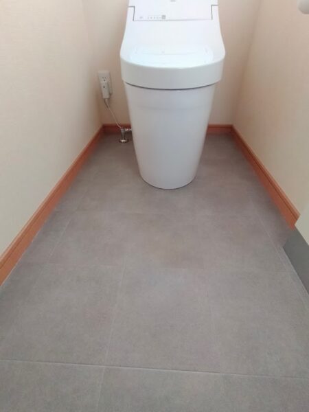 総社市│トイレ工事　交換だけじゃもったいない！ワンポイントで印象アップ！