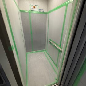 倉敷市 マンション工事現場