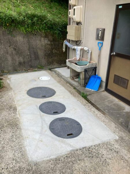 工事の様子をお届けします　浄化槽・トイレ交換編②