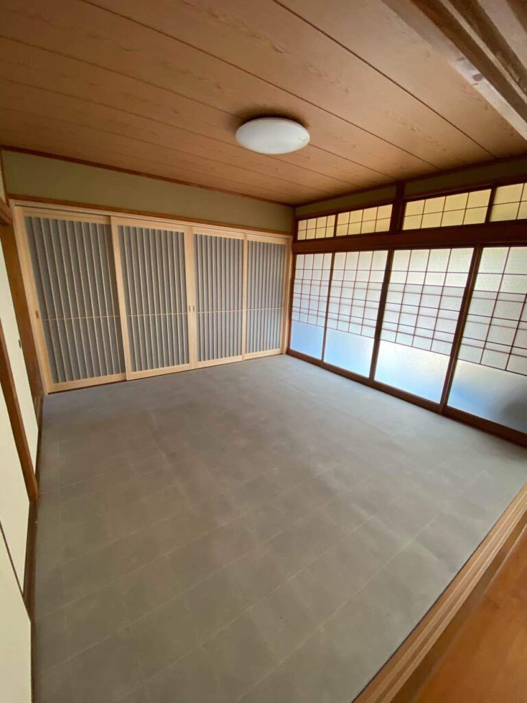 総社市 |床の間をリフォームし、和モダンな雰囲気の和室になりました！